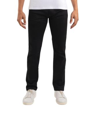 Men's Classic Fit Jeans Signature Stretch Denim Black Wash