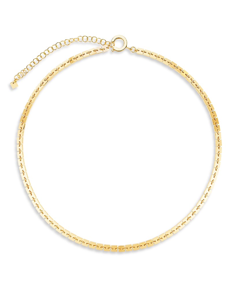 Cardar 18K Yellow Gold Foundation Chain Link Necklace, 15