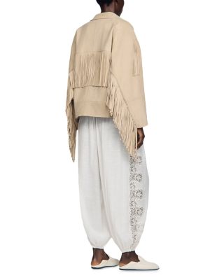 Jackie Fringe Suede Jacket 