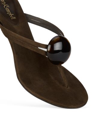 Women's Embellished Thong Sandals