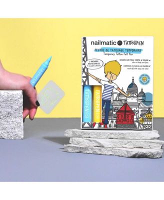 Paris Tattoo Pen Set for Kids - 5-7 Years