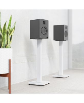 SP26PL 26" Bookshelf Speaker Stands with Rotating Top Plates and Cable Management - Pair