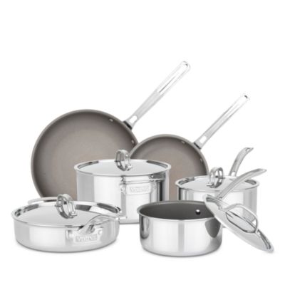 PureGlide Pro 3 Ply Nonstick 10 Piece Cookware Set 