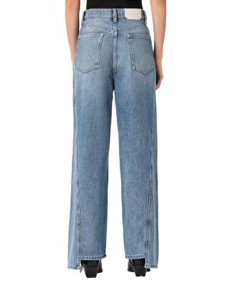 Frankie Mid Rise Studded Jeans in Vintage Indigo