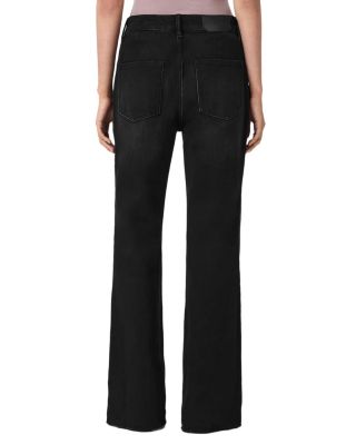 Ember High Rise Flare Jeans in Washed Black