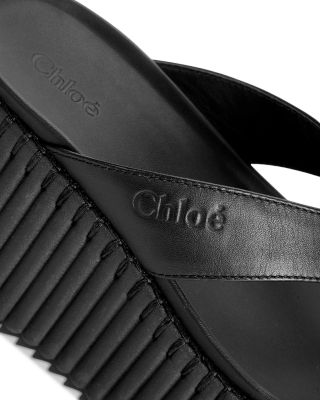 Women's Nama Leather Platform Sandals