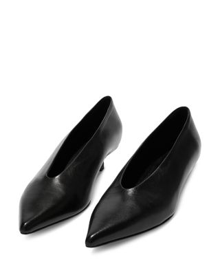 Women's Clara Leather Kitten Heel Pumps