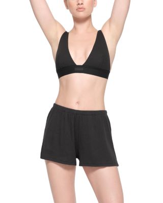 Rib Knit Loose Shorts