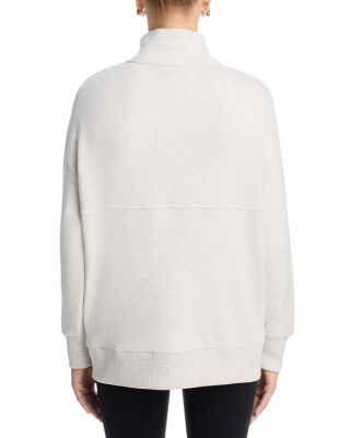 Molly Half Zip Longline Sweatshirt