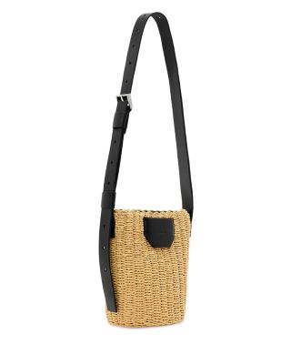 Alba Small Paper Straw Crossbody Bag