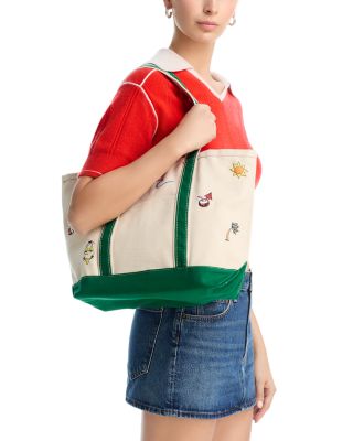 Cali Mini Sprinkle Medium Canvas Tote Bag