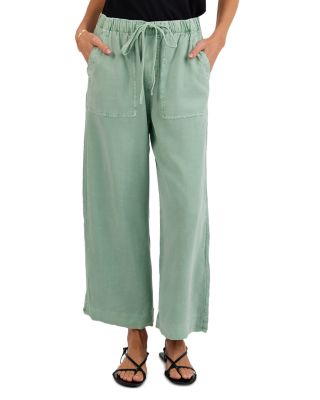 Easy Pocket Wide Leg Cropped Pants