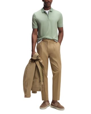 H Paras Quarter Zip Polo Shirt