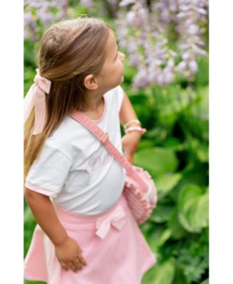 Girls' Velvet Long-Tailed Bow Barrette