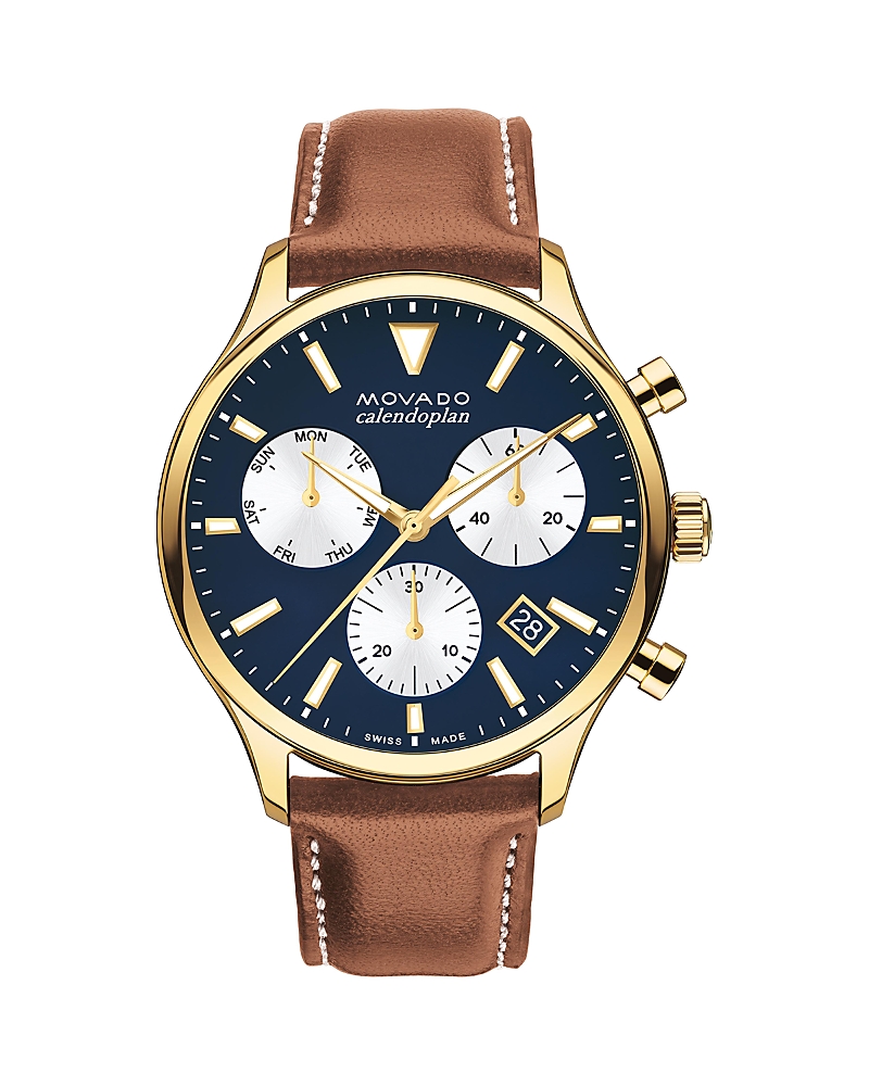 Movado Calendoplan Chronograph, 43mm
