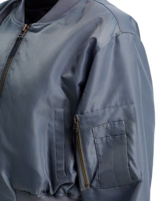 Leon Cropped Bomber Jacket