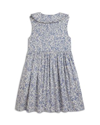 Girls' Floral Slub Cotton Shirtdress - Little Kid