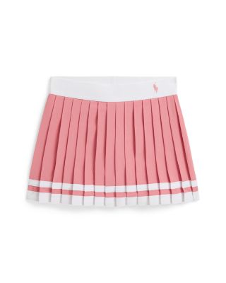 Girls' Striped Pleated Skort - Little Kid