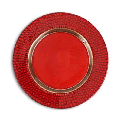 Pelli Glass Red Charger