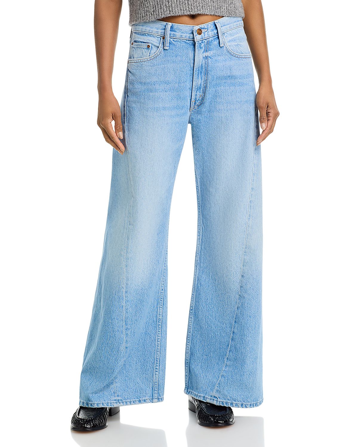 Mother The Lemon Twist Sneak Jeans