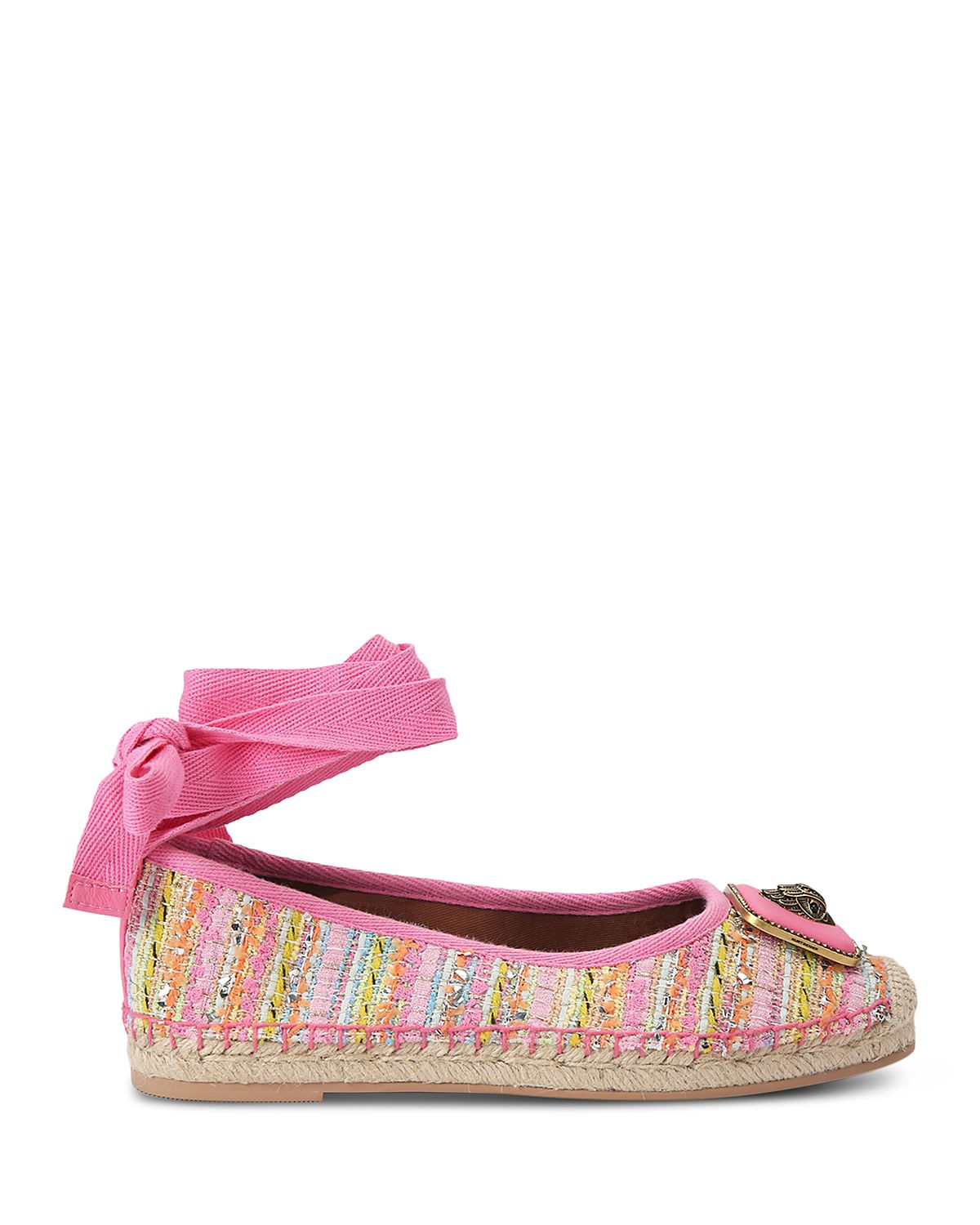 Kurt Geiger London Women's Pimlico Ankle Tie Ballet Flats