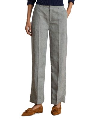 Basket Weave Cropped Pants