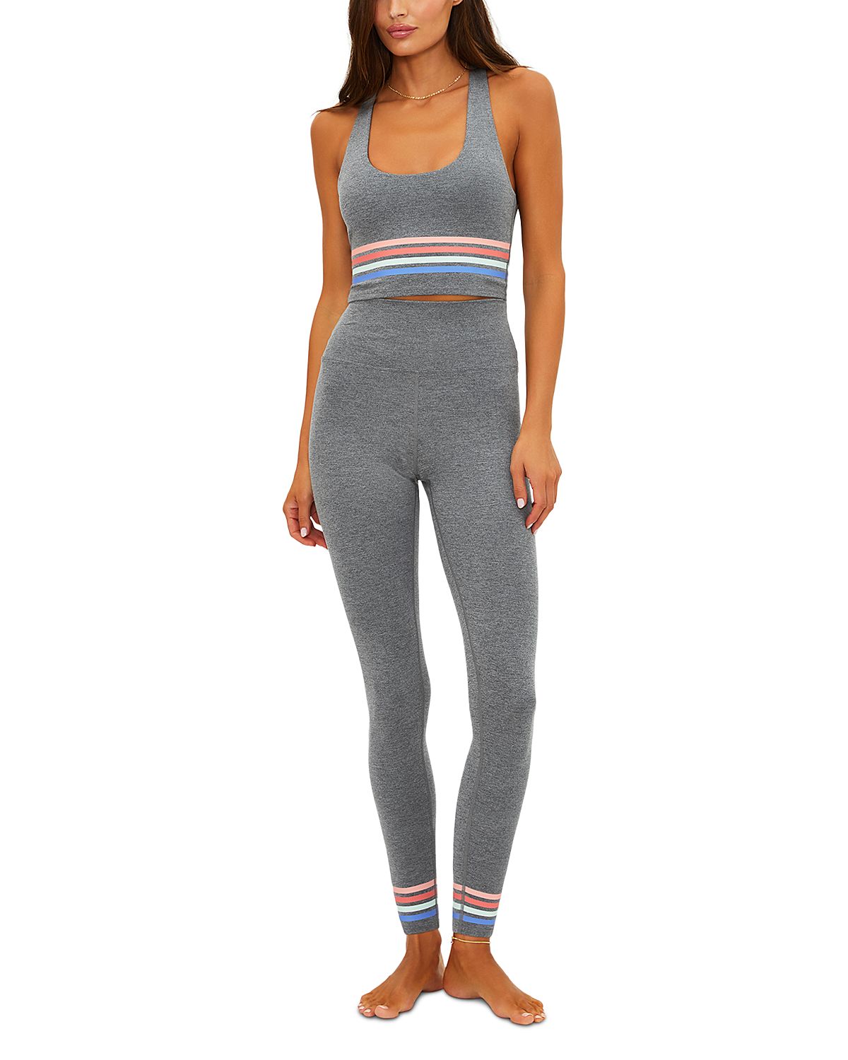 Beach Riot Piper Striped Hem Leggings