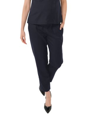 Women's All-Season Wool Under Belly Maternity Dress Pants