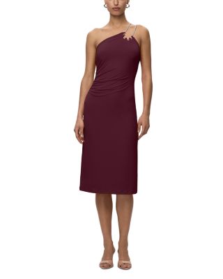 One Shoulder Midi Dress