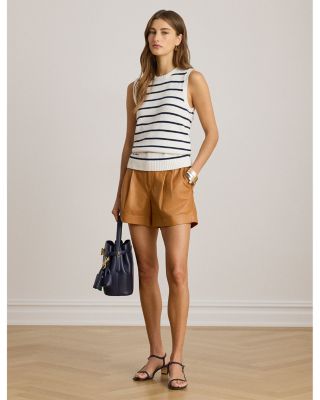 Striped Sleeveless Sweater