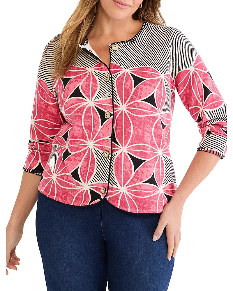 Nic+Zoe Plus Gallery Walk Cardigan