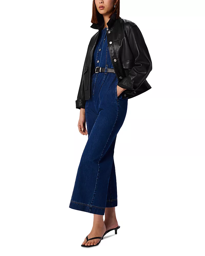 Whistles Button Down Jumpsuit