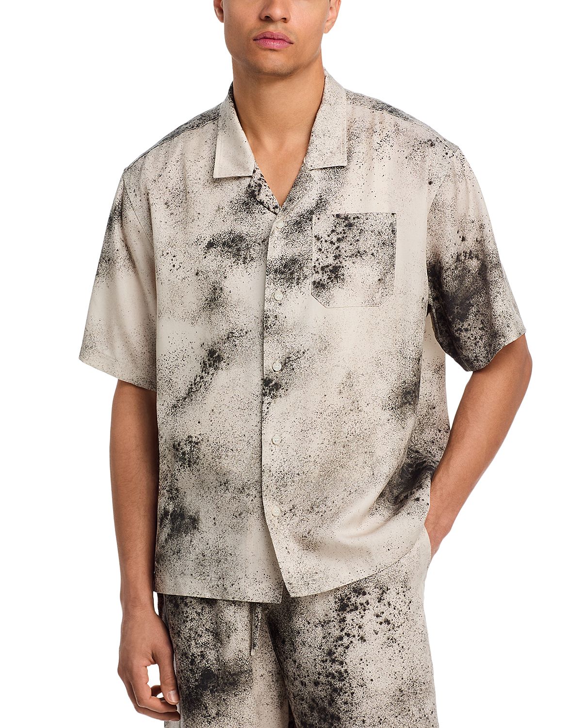 Stampd Splatter Camp Collar Shirt