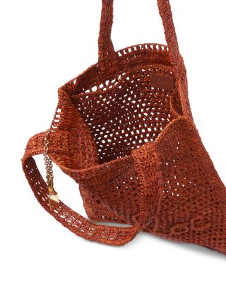 Summer Banana Raffia Tote