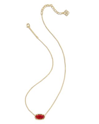 Elisa Kyrocera Opal Stone Pendant Necklace, 15-17" 