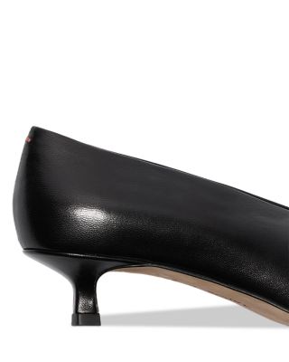 Women's Clara Leather Kitten Heel Pumps