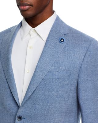 Classic Fit Textured Solid Sport Coat