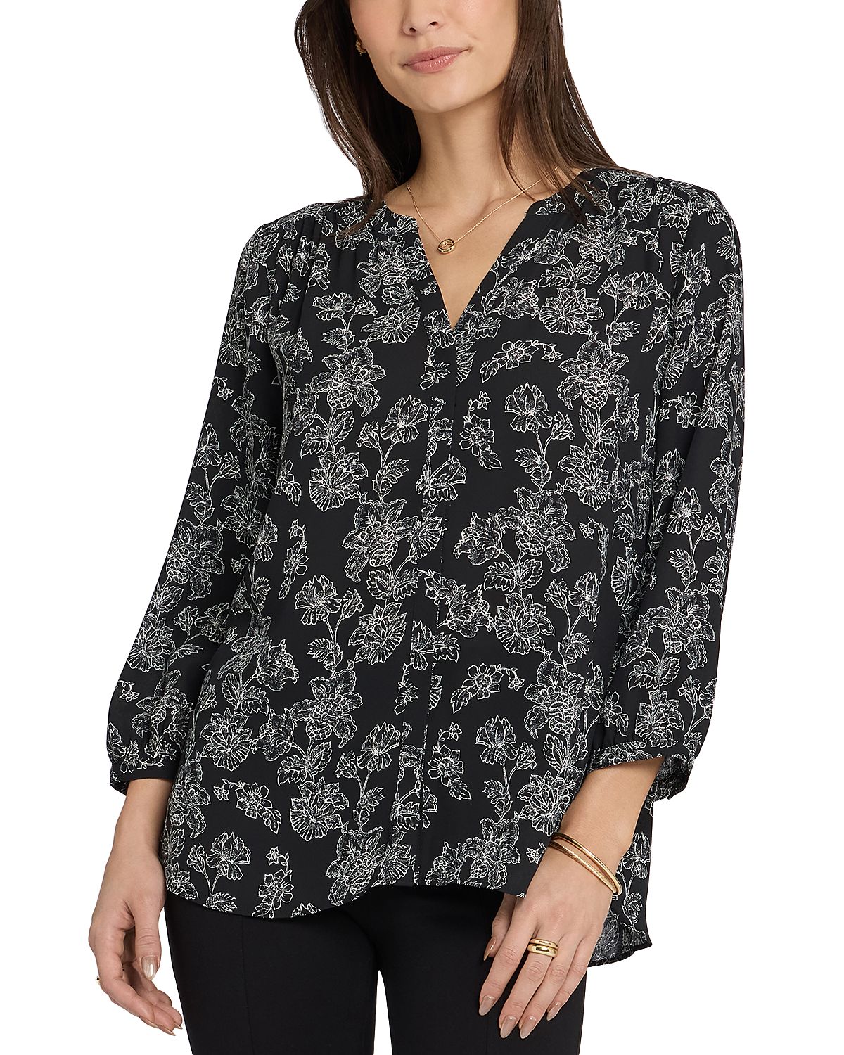 Nydj Pintuck Blouse