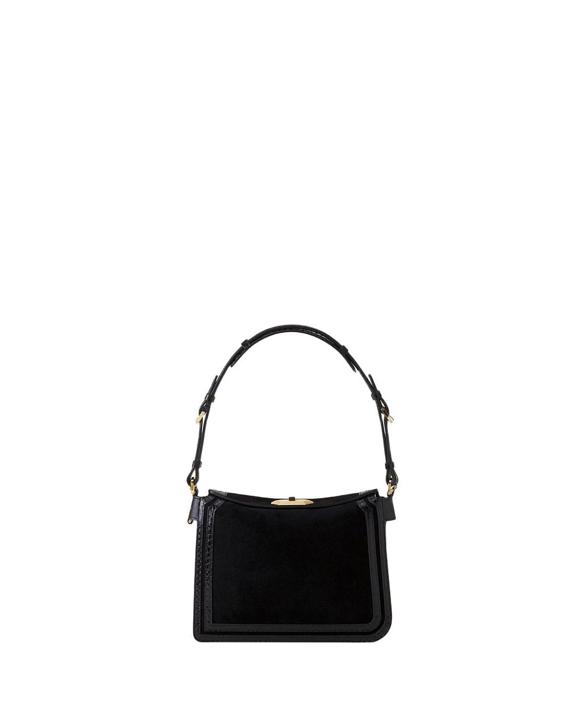 Lanvin Compagnon Small Asymmetrical Bag with a Python Finish