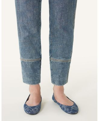Women's Lunar Year Ballerina in Denim