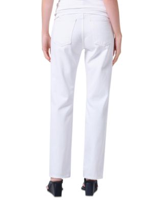 Lana High Rise Straight Jeans in Marshmallow
