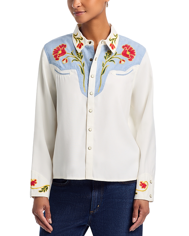 The Great. The Embroidered Western Shirt