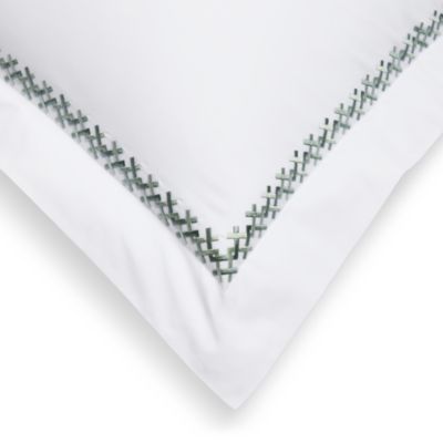 Atticus Embroidered Sham, King - Exclusive