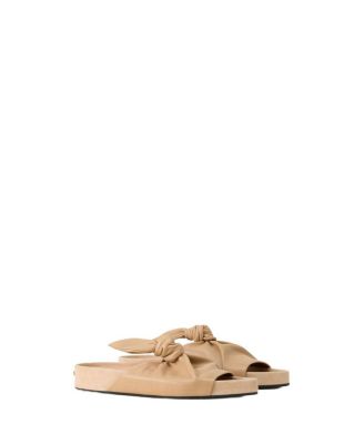  Women's Cocoon Flat Leather Mule