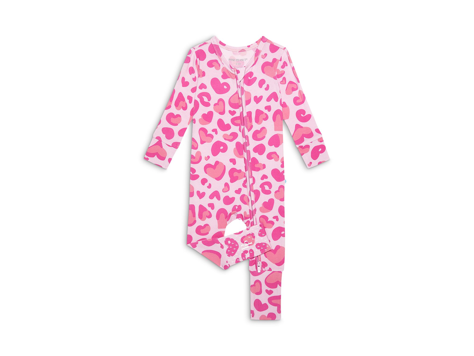 Girls' Love Leopard Convertible One Piece Coverall - Baby