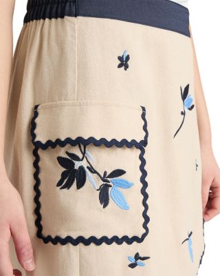 Embroidered Skort