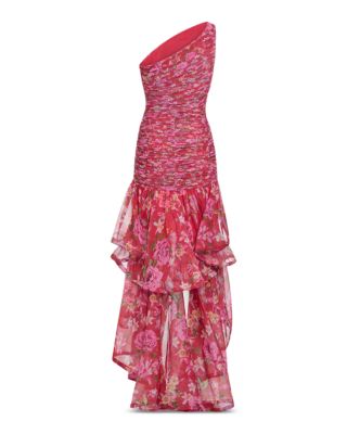 Peony One-Shoulder Maxi Dress