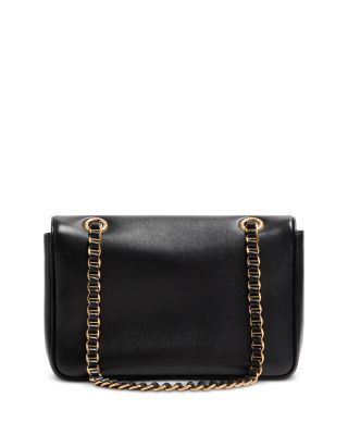 Medium VLogo Leather Shoulder Bag