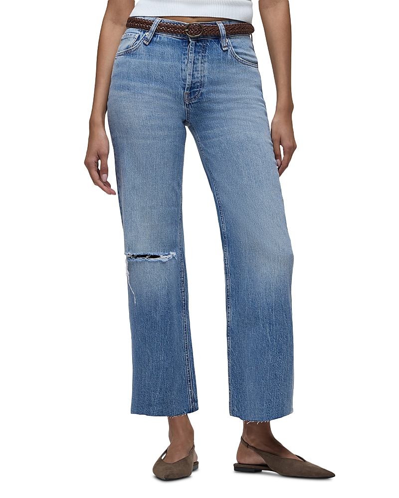 Hudson Rosie High Rise Wide Leg Ankle Jeans in My Way