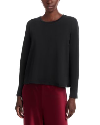 Cozy Brushed Terry Hug Crewneck Top